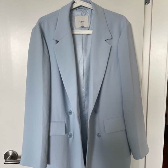 Aritzia Jackets & Blazers - Aritzia Wilfred cherelle blazer heatwave blue NWOT